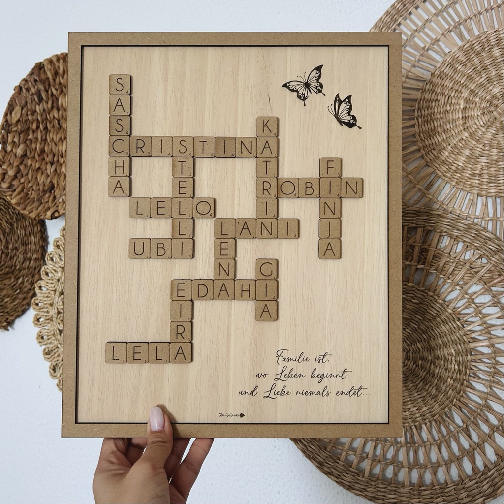 Cuadro scrabble XL